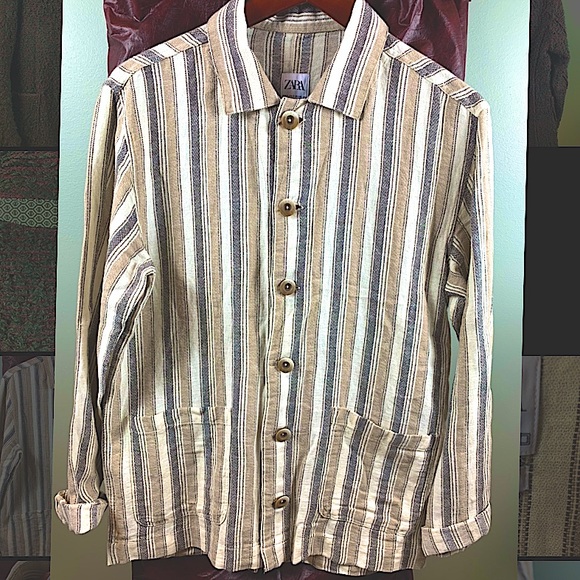 Fine knit light shirt jacket - Picture 7 of 7